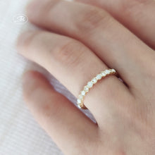 Load image into Gallery viewer, Gold Breastmilk Honeycomb Hexagon Stacking Band