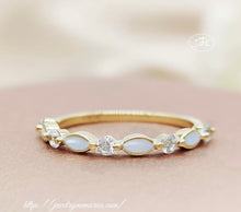 Load image into Gallery viewer, Gold Breastmilk Birthstone Ring