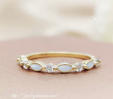 Gold Breastmilk Birthstone Ring