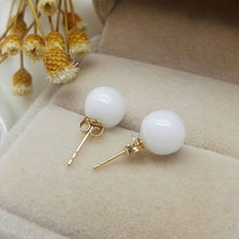 Load image into Gallery viewer, Pearl Breast Milk Stud Earrings