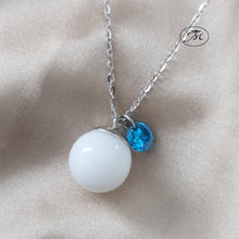 Load image into Gallery viewer, Breastmilk Birthstone Necklace