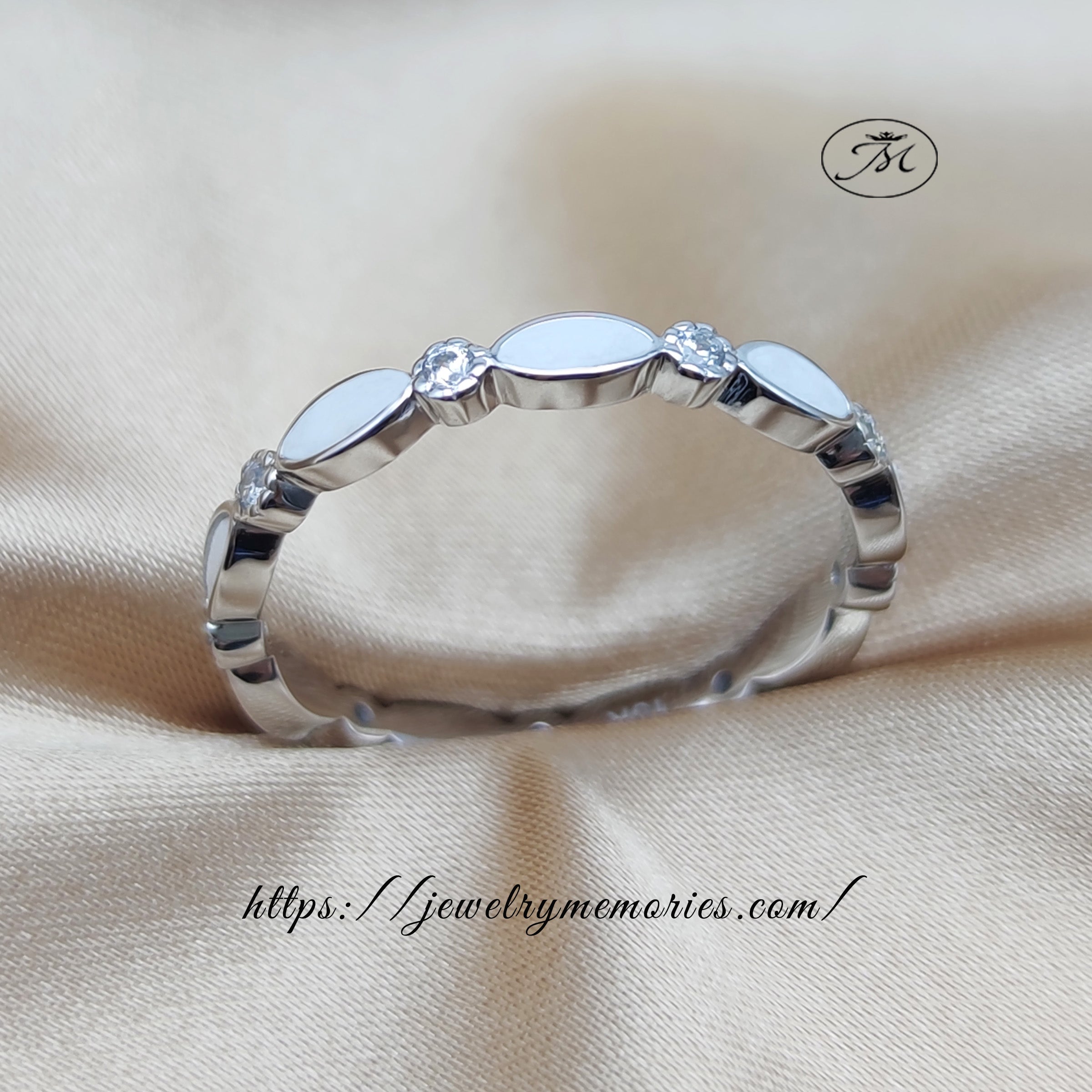 DIY Dainty Breastmilk Ring 925 Sterling Silver Ring Stackable