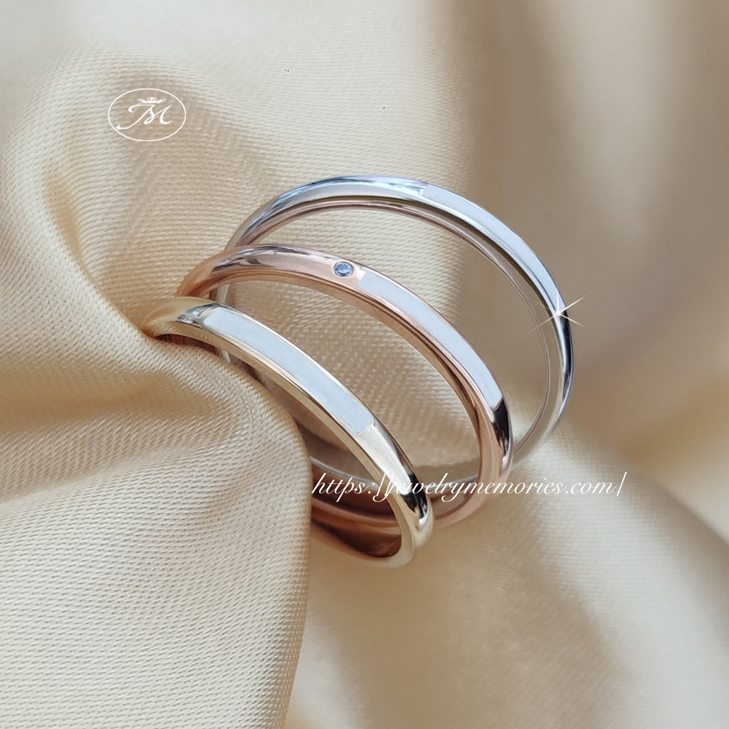 Gold Breastmilk Channel Ring