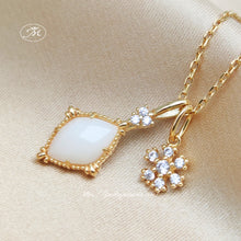 Load image into Gallery viewer, &quot;Isla&quot; Diamond Shape Breast Milk Jewelry Set