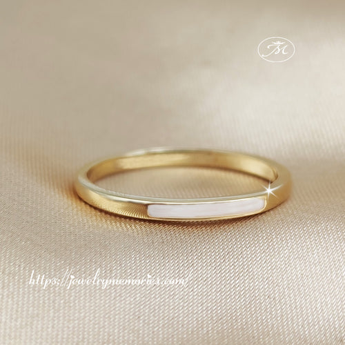 Gold Breastmilk Channel Ring