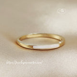 Gold Breastmilk Channel Ring