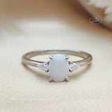 Amanda Gold Moissanite Breastmilk Ring