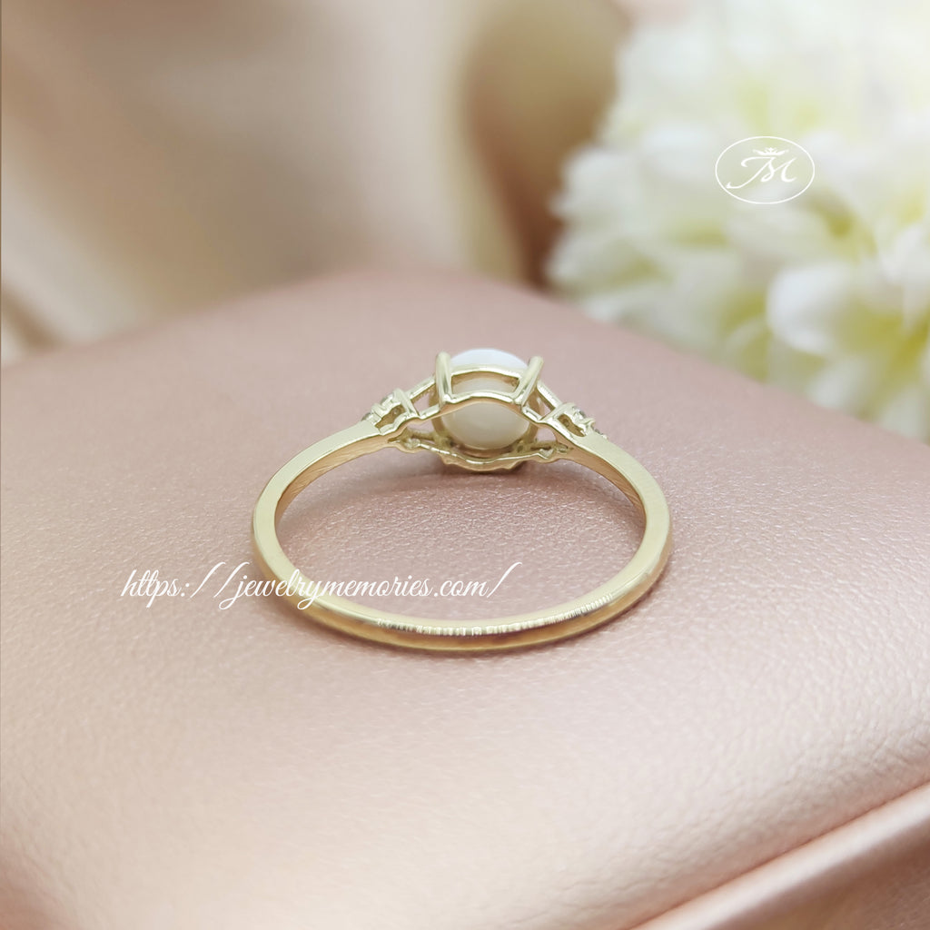 Aurora Gold Breastmilk Ring
