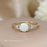 Aurora Gold Breastmilk Ring